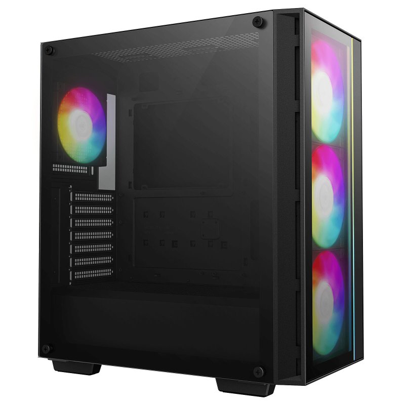 DeepCool MATREXX 55 MESH V4 C Negra – Caja ATX con Cristal Templado y 4 Ventiladores ARGB - Imagen 2