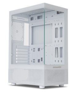 Nox Hummer Vision Midi Tower Cristal Templado USB 3.0 Blanca