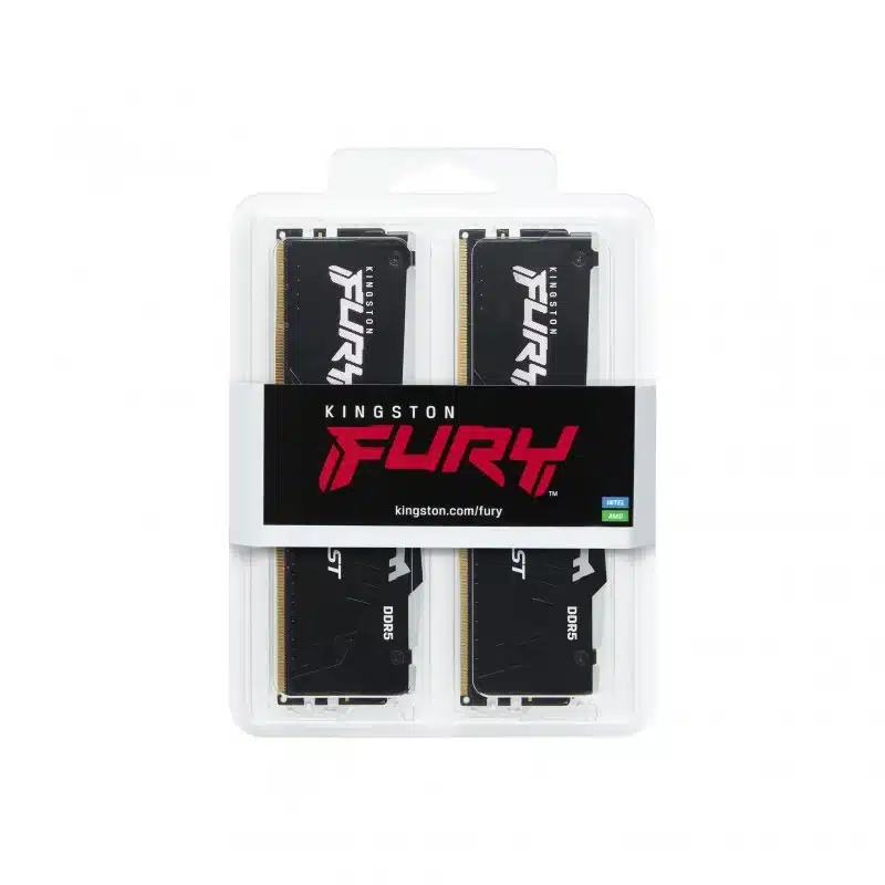 Memoria RAM Kingston FURY Beast RGB DDR5 16GB 5200MHz CL40 Kit 2x8GB Negro - Imagen 2