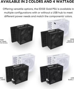 Lian Li EDGE Gold EG1000G ATX 3.1 PCIe 5.1 1000W 80 Plus Gold Modular - Imagen 6