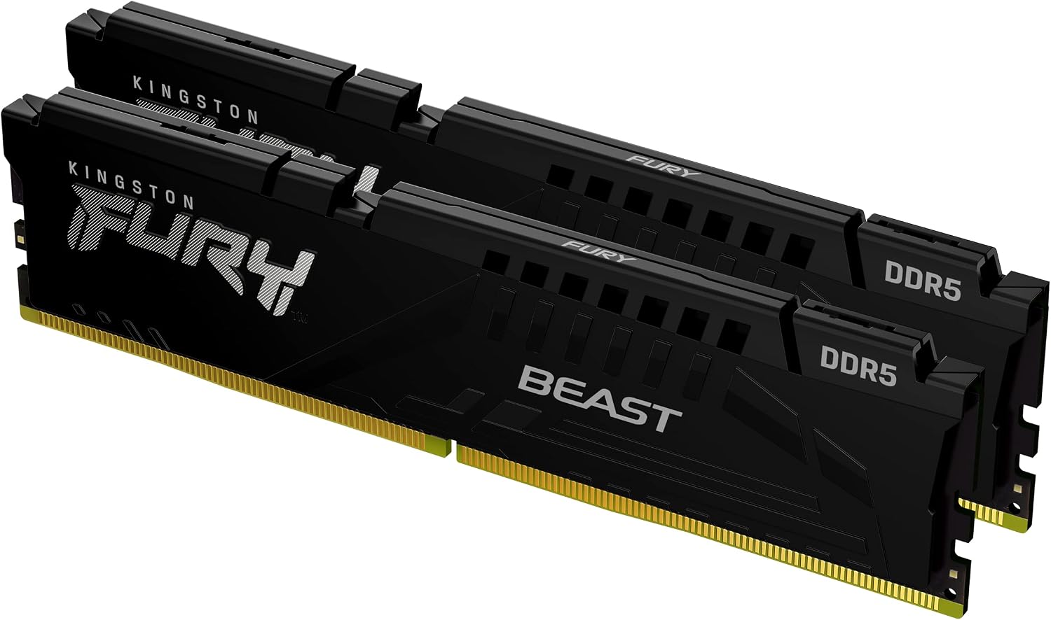 Memoria RAM Kingston FURY Beast DDR5 16GB 5200MHz CL40 Kit 2x8GB Negro - Imagen 4