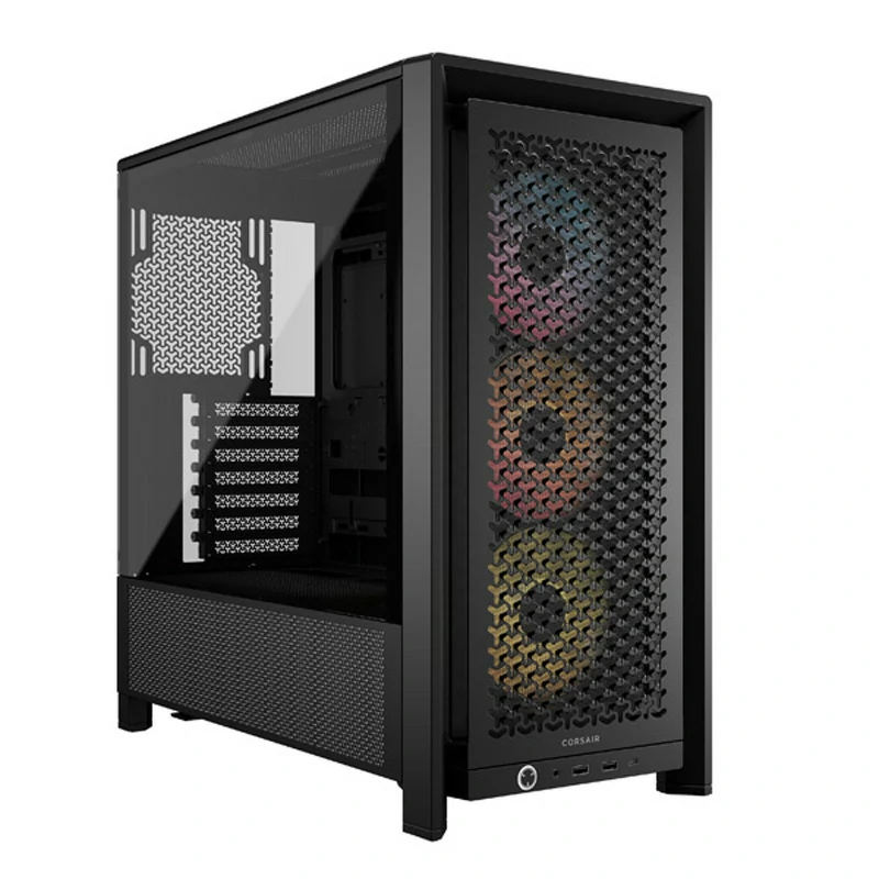 Corsair FRAME 4000D RS ARGB Negra – Caja ATX Modular con 3 Ventiladores ARGB